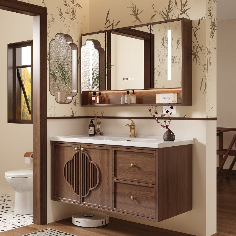 Home Bathroom Vanity Combo - 럭셔리 모던 찬장 서랍 공간 절약형