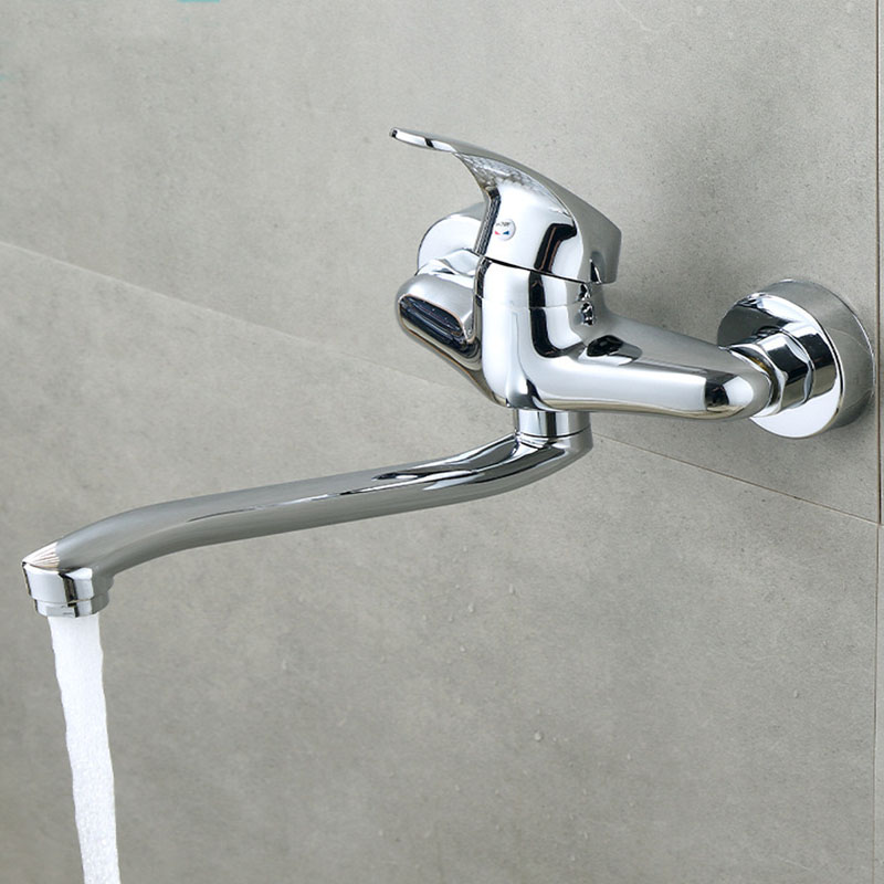 Basin Mixer Tap - 벽걸이 주방 수전 이중 홀 세면대