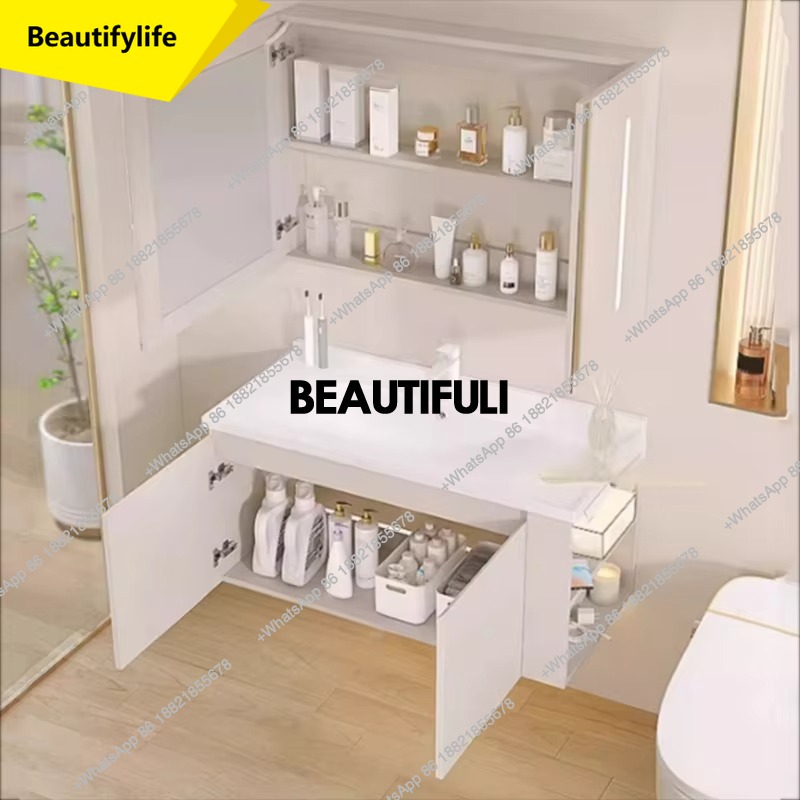 Home Bathroom Vanity Combo - a17 화장실 거울 욕실 캐비닛 정리함