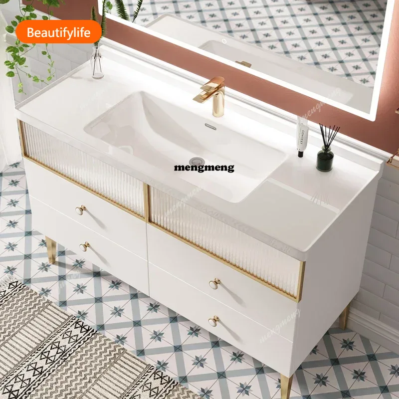 Home Bathroom Vanity Combo - 심플 모던 럭셔리 욕실 캐비닛 콤보