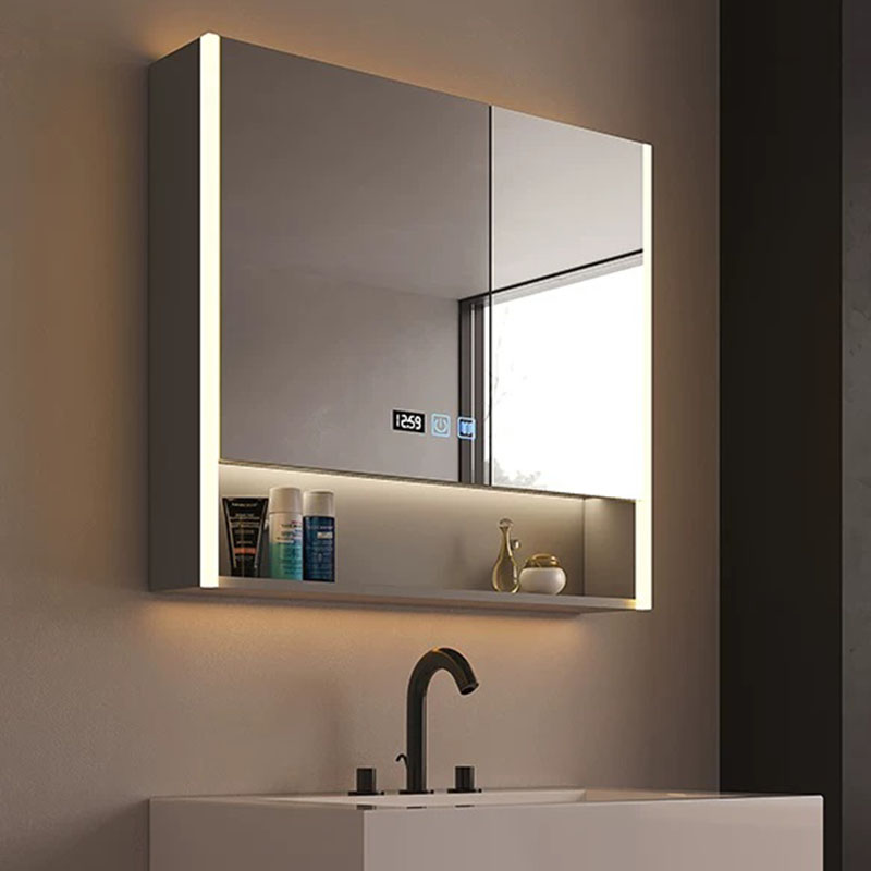 럭셔리 현대식 욕실 캐비닛 나무 장식 디스플레이 메이크 - Home Bathroom Organizer 리뷰 및 가격