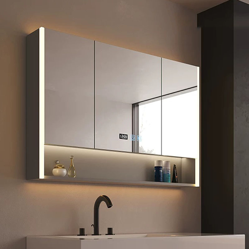 럭셔리 현대식 욕실 캐비닛 나무 장식 디스플레이 메이크 - Home Bathroom Organizer 리뷰 및 가격