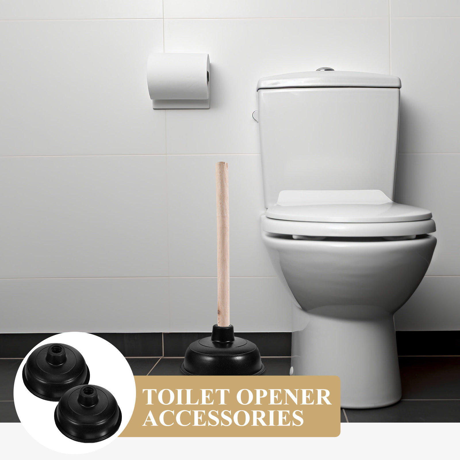 2개입 고무 플런저 교체 헤드 - 화장실, 욕실, 싱크 - Plunger Toilet 리뷰 및 가격