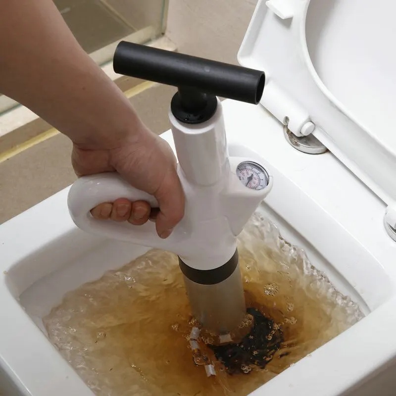 공압식 변기 청소기, 스테인리스 스틸 재질, 고압, 가 - Plunger Toilet 리뷰 및 가격