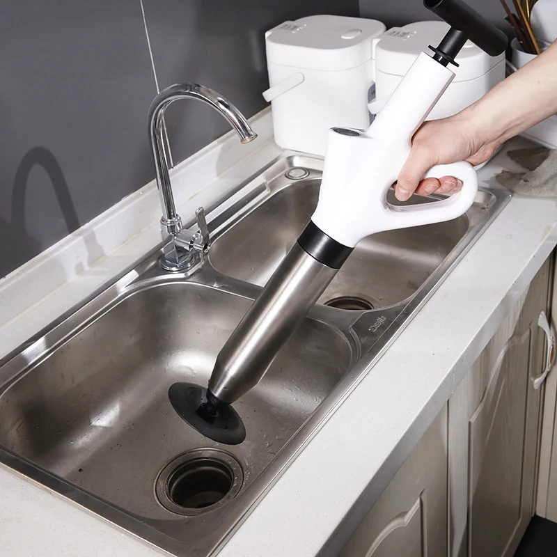 공압식 변기 청소기, 스테인리스 스틸 재질, 고압, 가 - Plunger Toilet 리뷰 및 가격