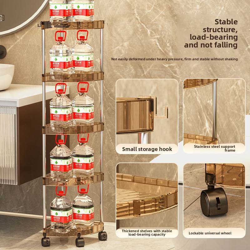 욕실 수납 선반 다층 정리대 화장실 기숙사 가정용 이동 - Home Essentials Bathroom Storage 리뷰 및 가격