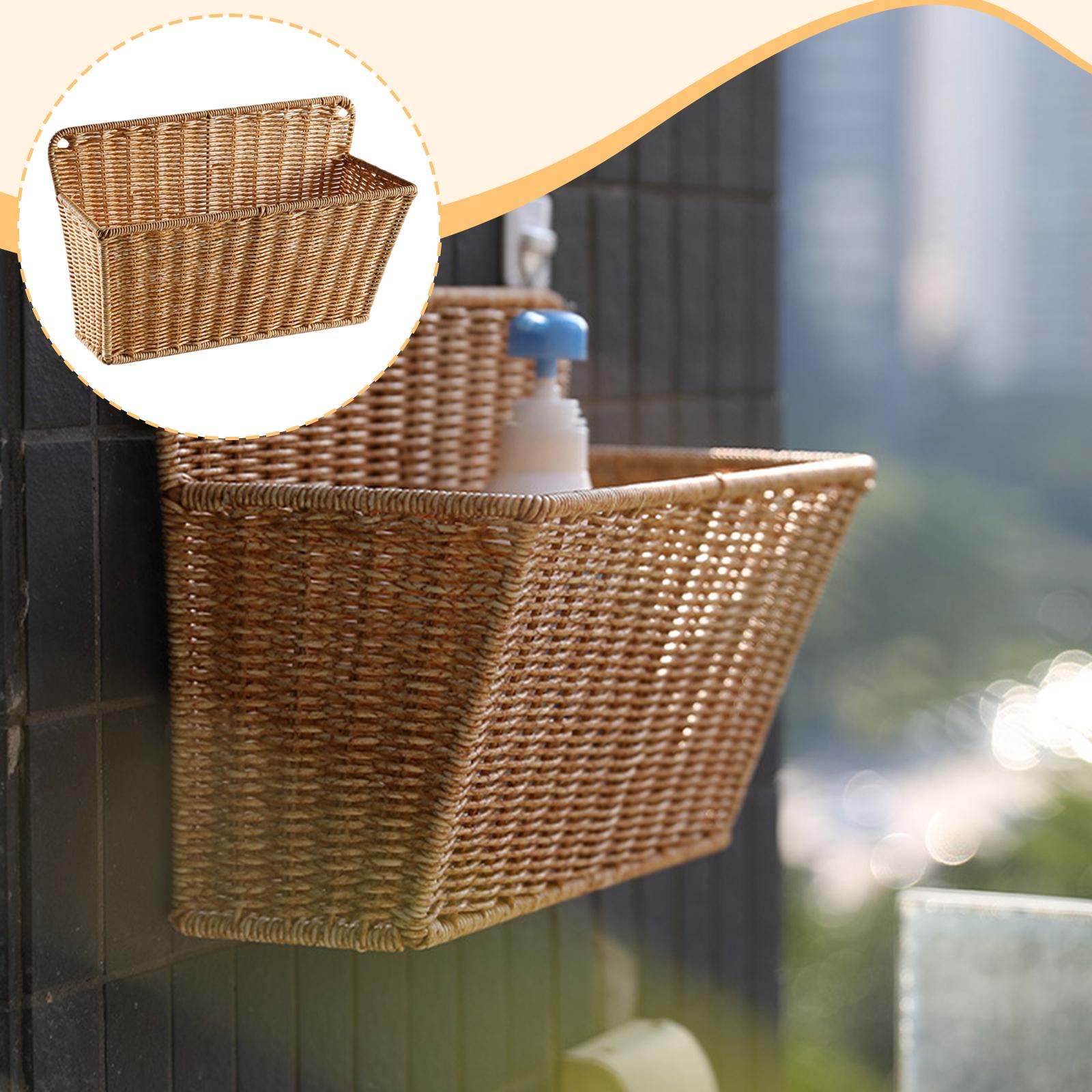 스칸디나비아 스타일 직조 수납 바구니 벽걸이 정리함 플 - Home Essentials Bathroom Storage 리뷰 및 가격