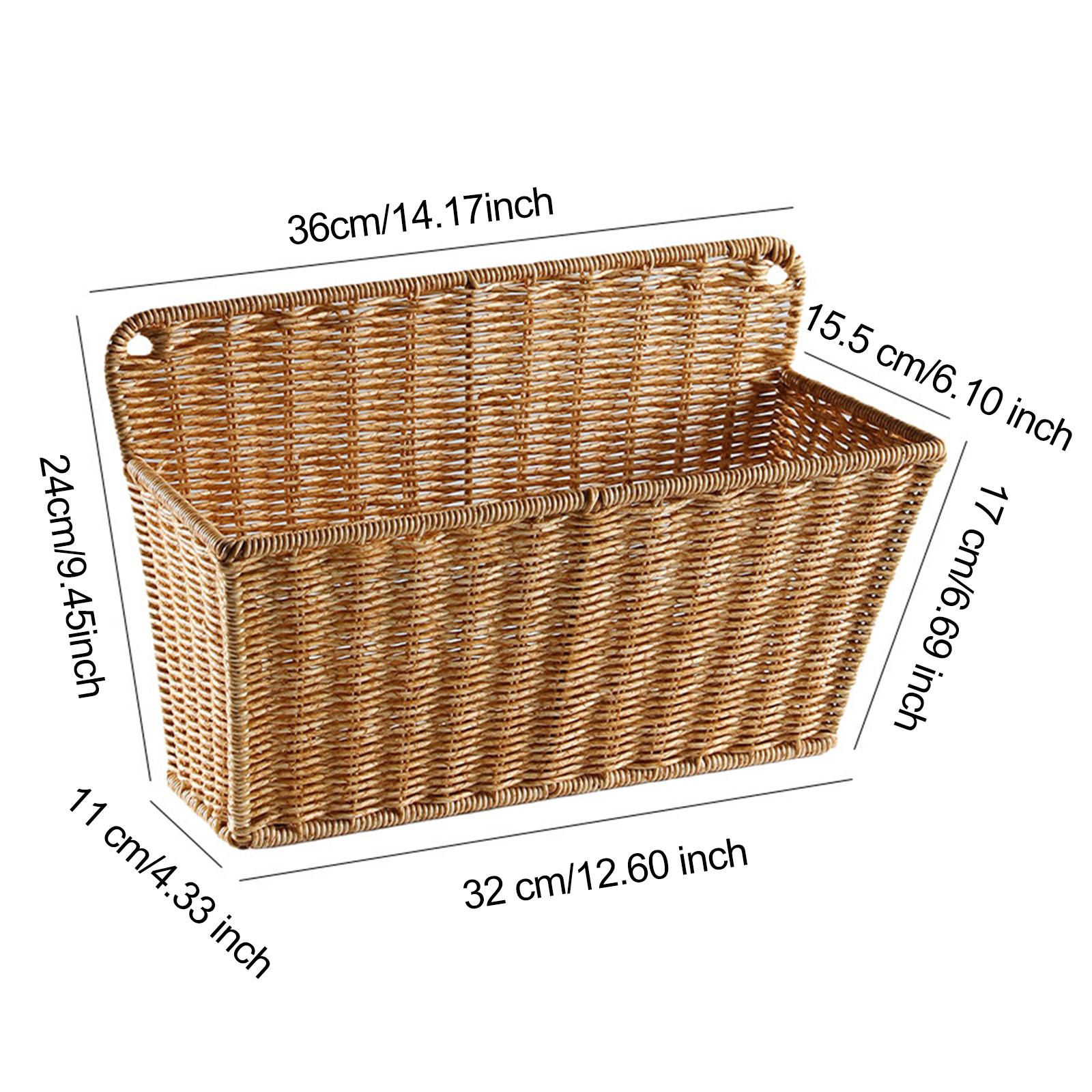 스칸디나비아 스타일 직조 수납 바구니 벽걸이 정리함 플 - Home Essentials Bathroom Storage 리뷰 및 가격