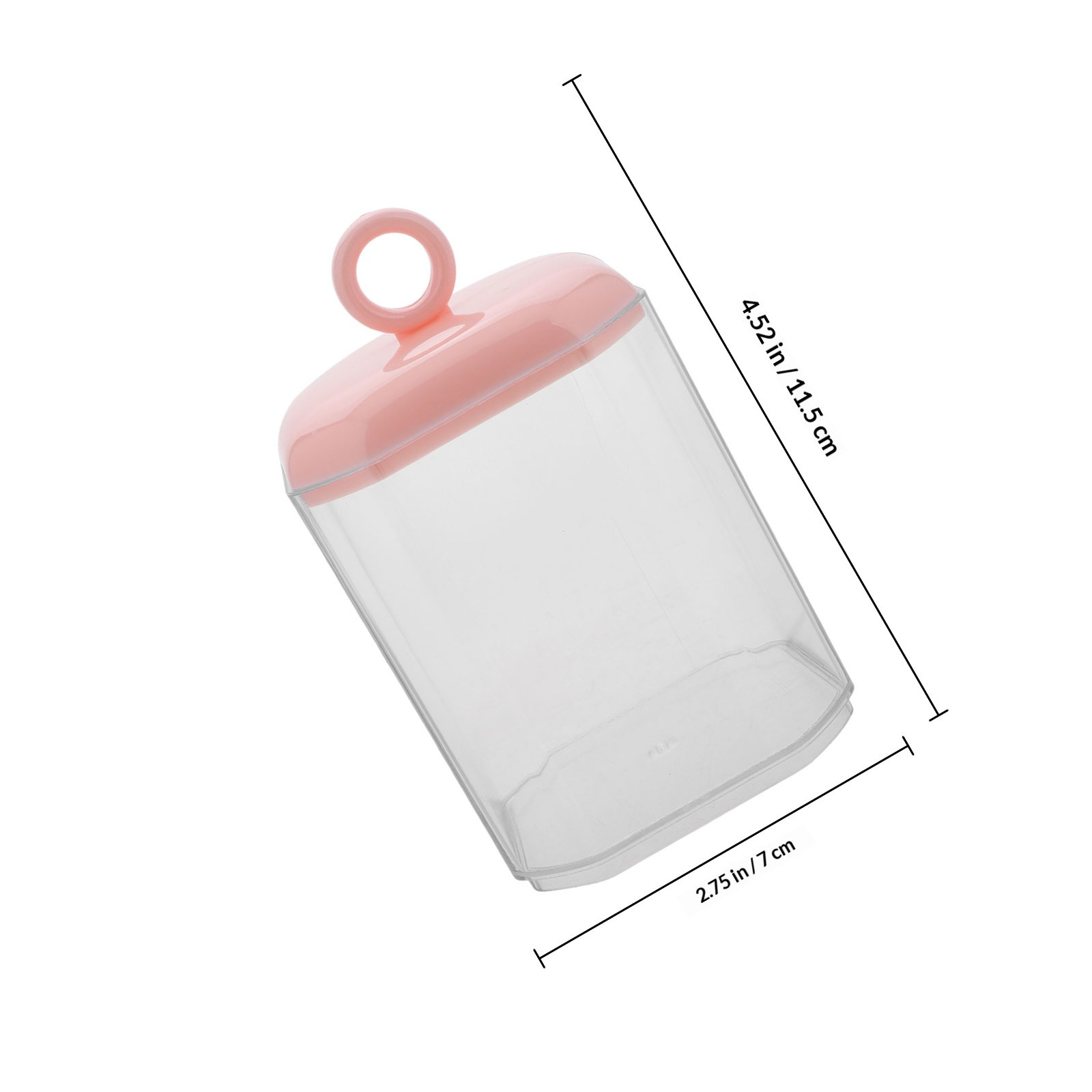 뚜껑이 있는 투명한 화장품 정리함, 욕실 화장대나 집에 - Home Essentials Bathroom Storage 리뷰 및 가격