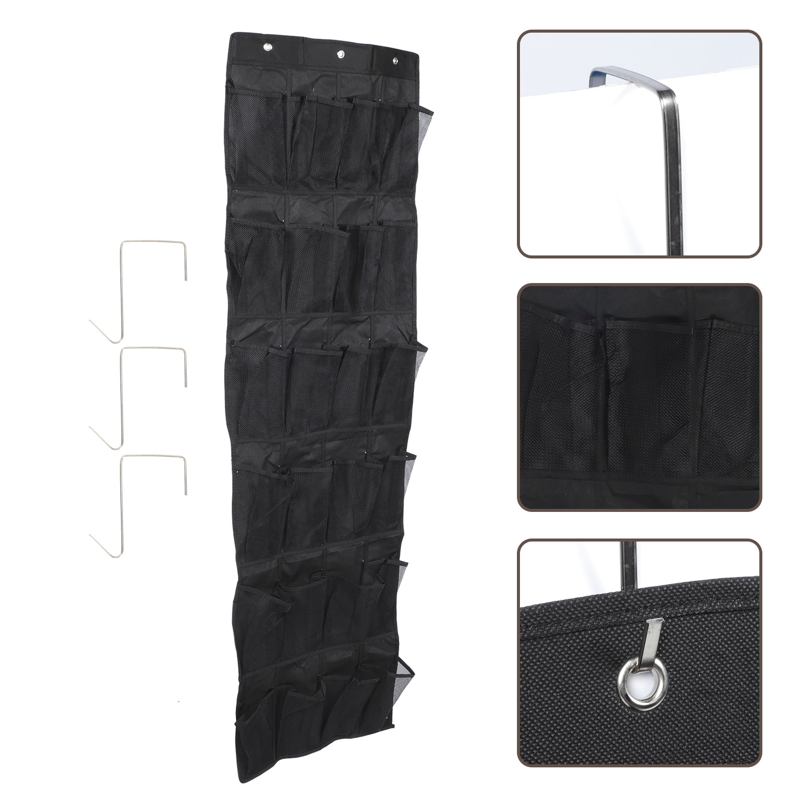 24칸으로 나뉜 신발 정리용 걸이형 수납 가방, 고급  - Home Bathroom Organizer 리뷰 및 가격