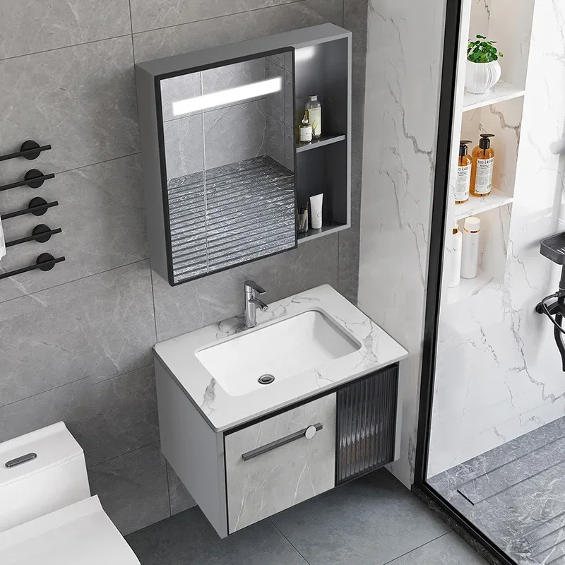 방수 욕실 캐비닛, 스마트 거울 일체형 세라믹 세면대, - Home Bathroom Vanity Combo 리뷰 및 가격