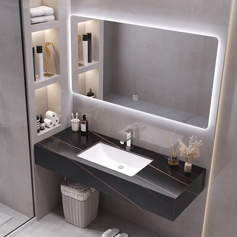 현대적인 디자인의 욕실 수납장, 거울, 코너 화장대,  - Home Bathroom Vanity Combo 리뷰 및 가격
