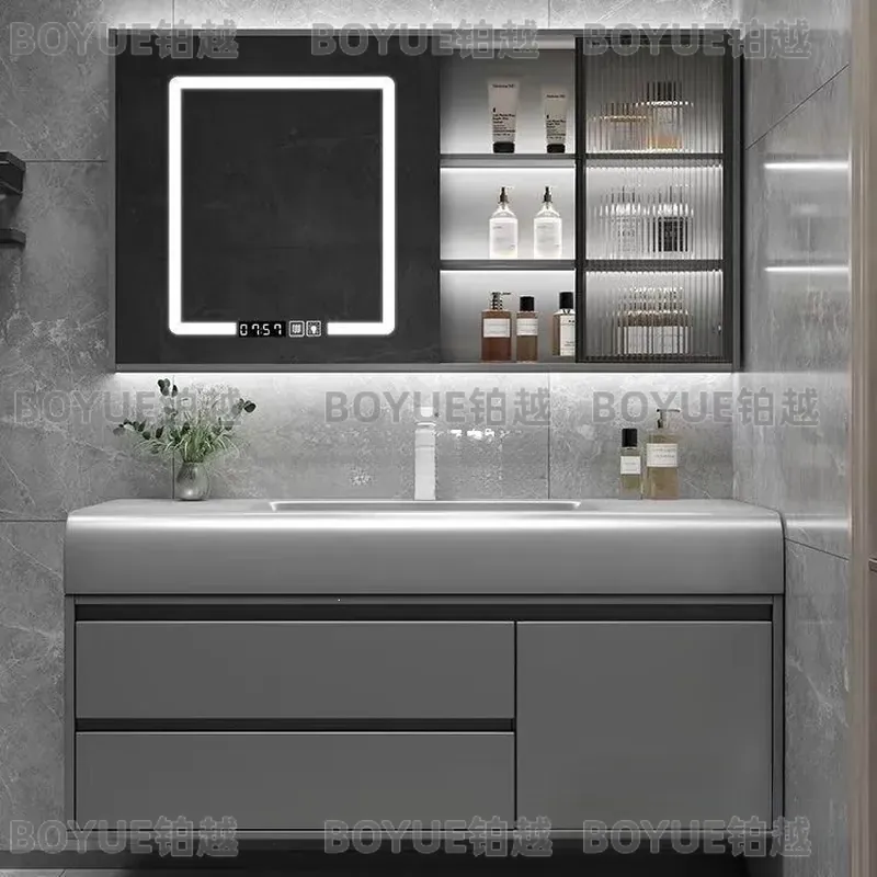 고급스러운 스마트 욕실 세면대, 일체형 세라믹 세면기, - Home Bathroom Vanity Combo 리뷰 및 가격