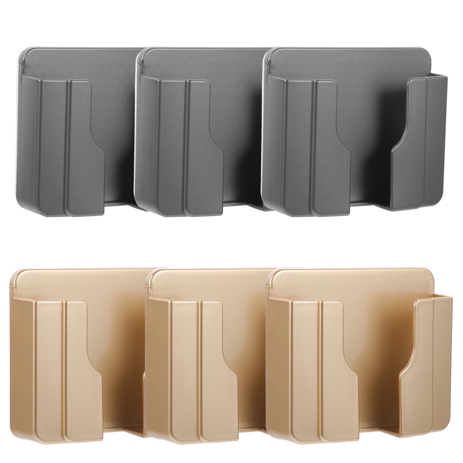6개 세트 벽걸이형 휴대폰 거치대, 접착식으로 쉽게 설 - Home Bathroom Organizer 리뷰 및 가격