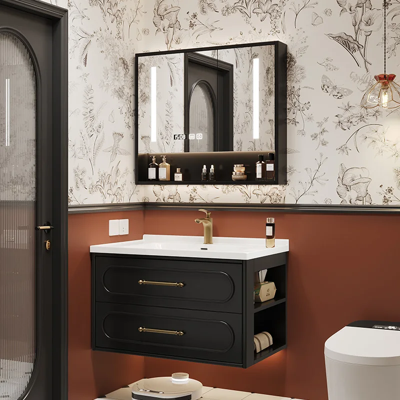 프랑스 럭셔리 욕실 캐비닛 세라믹 세면대 빈티지 화장대 - Home Bathroom Vanity Combo 리뷰 및 가격