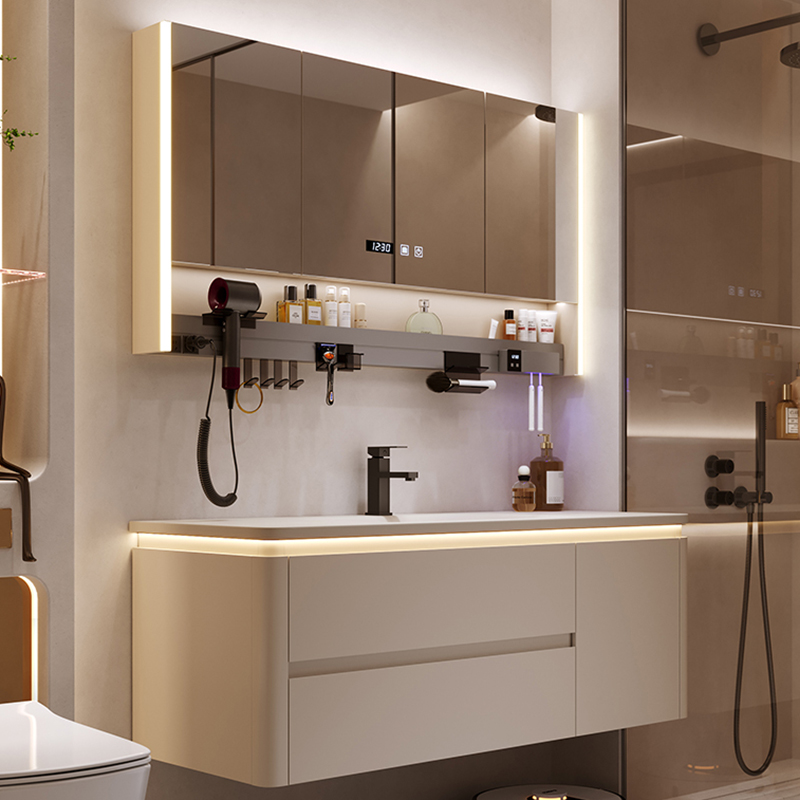 현대 간단한 욕실 캐비닛 세면대 빈티지 세면대 서랍 욕 - Home Bathroom Vanity Combo 리뷰 및 가격