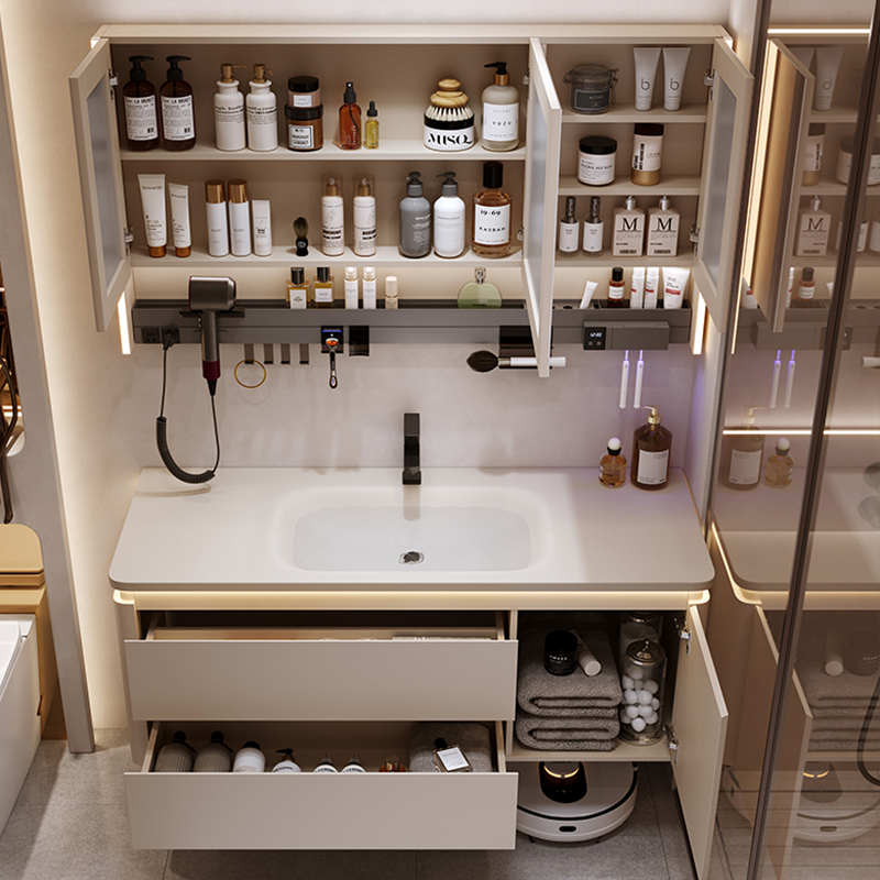 현대 간단한 욕실 캐비닛 세면대 빈티지 세면대 서랍 욕 - Home Bathroom Vanity Combo 리뷰 및 가격