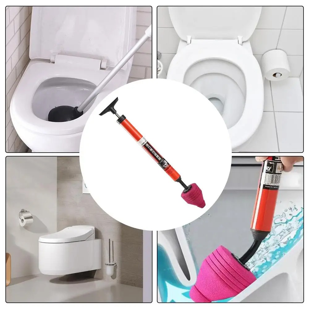 고압 에어 플런저 변기 강력 막힘 제거 도구, 인체공학 - Plunger Toilet 리뷰 및 가격