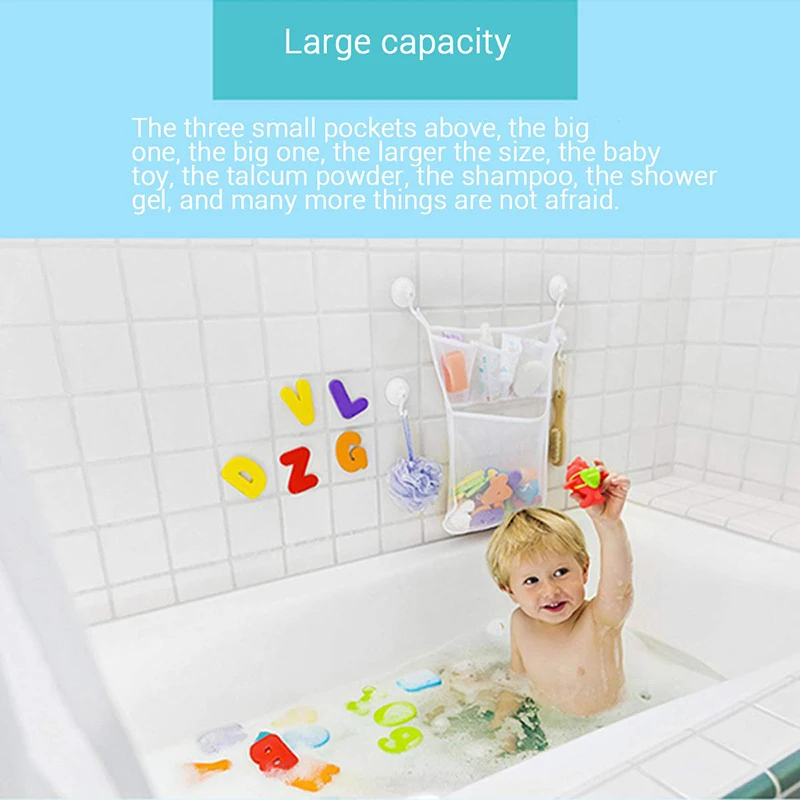 강력한 흡입 컵이 달린 아기 샤워 목욕 장난감, 흰색  - Home Bathroom Organizer 리뷰 및 가격