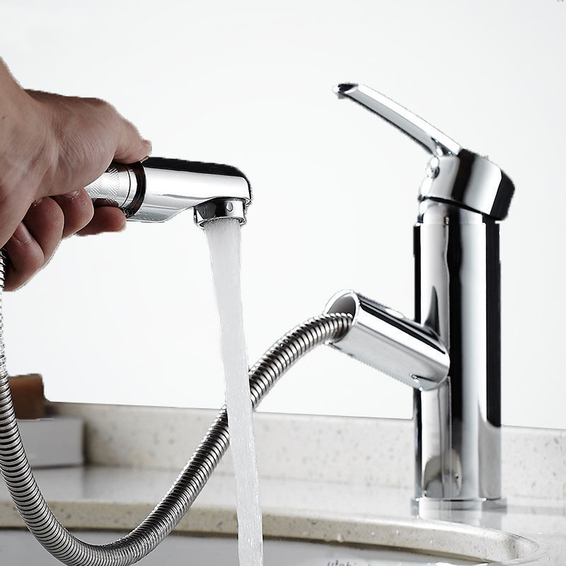 주방 분무기 G1/2 ABS 크롬 마감 풀 아웃 샤워  - Basin Mixer Tap 리뷰 및 가격