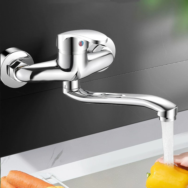 벽걸이 주방 수전 이중 홀 세면대 수도꼭지 온수 및 냉 - Basin Mixer Tap 리뷰 및 가격