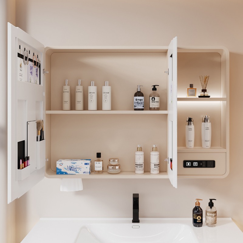 현대적인 장식 욕실 캐비닛 정리함 거울 화장품 보관함  - Home Bathroom Organizer 리뷰 및 가격