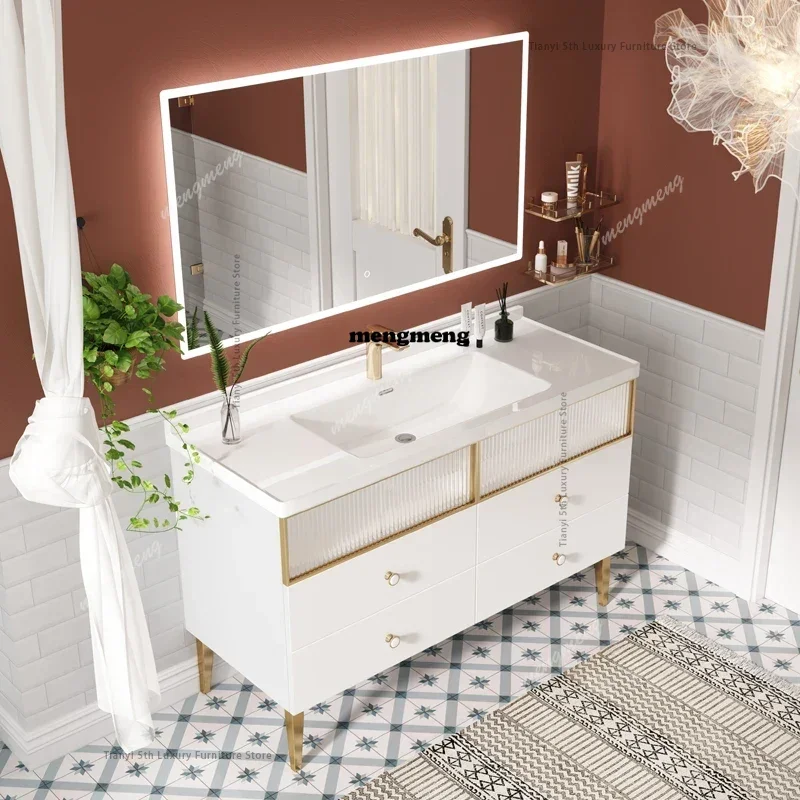 심플 모던 럭셔리 욕실 캐비닛 콤보 북유럽 스타일 벽걸 - Home Bathroom Vanity Combo 리뷰 및 가격