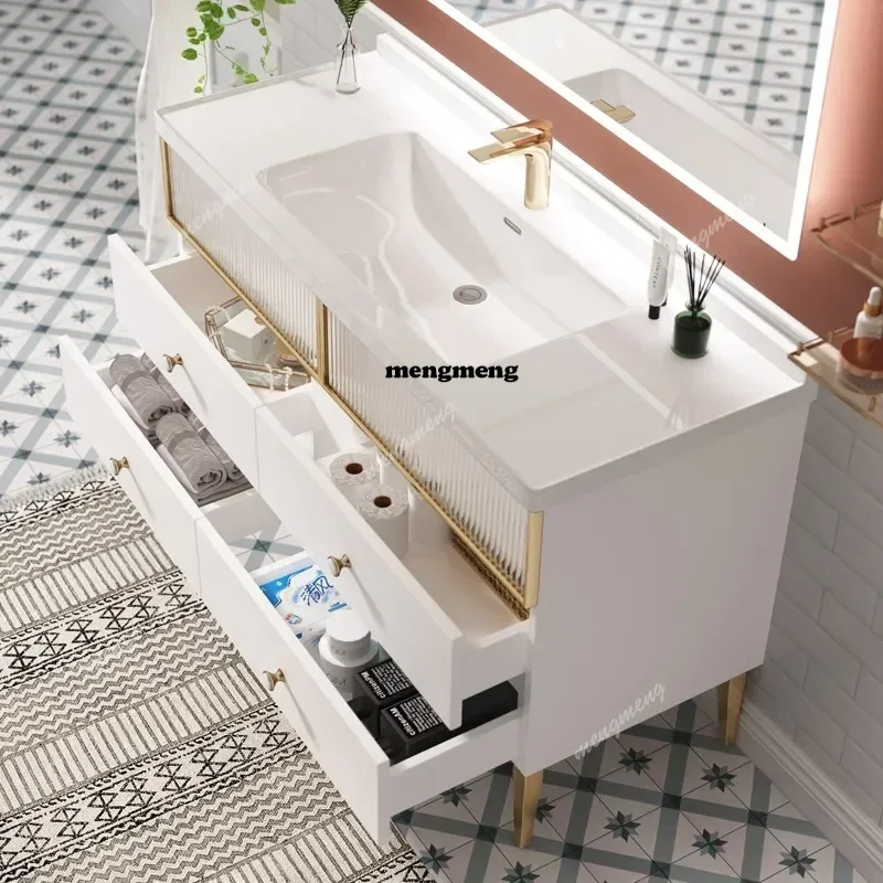 심플 모던 럭셔리 욕실 캐비닛 콤보 북유럽 스타일 벽걸 - Home Bathroom Vanity Combo 리뷰 및 가격