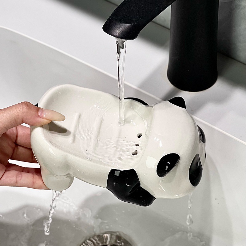 새로운 고급 세라믹 비누 받침대는 무타공 배수 디자인으 - Home Essentials Bathroom Storage 리뷰 및 가격
