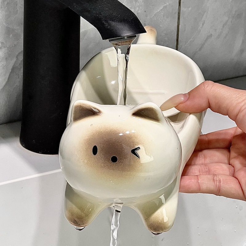새로운 고급 세라믹 비누 받침대는 무타공 배수 디자인으 - Home Essentials Bathroom Storage 리뷰 및 가격